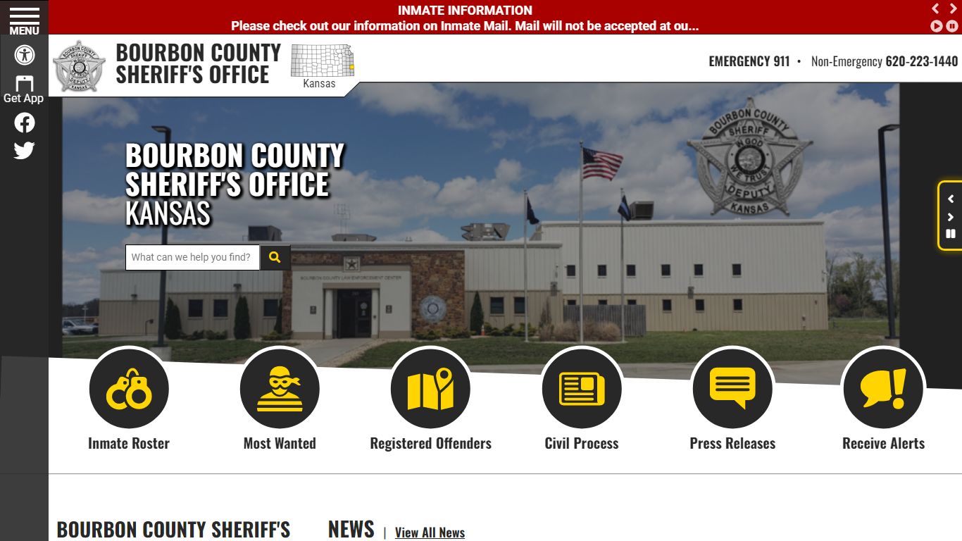 Inmate Roster - Bourbon County KS Sheriff’s Office